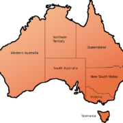 Carte-Australie-aspidites-melanocephalus-pythons-reptiles-black-head-Queensland-